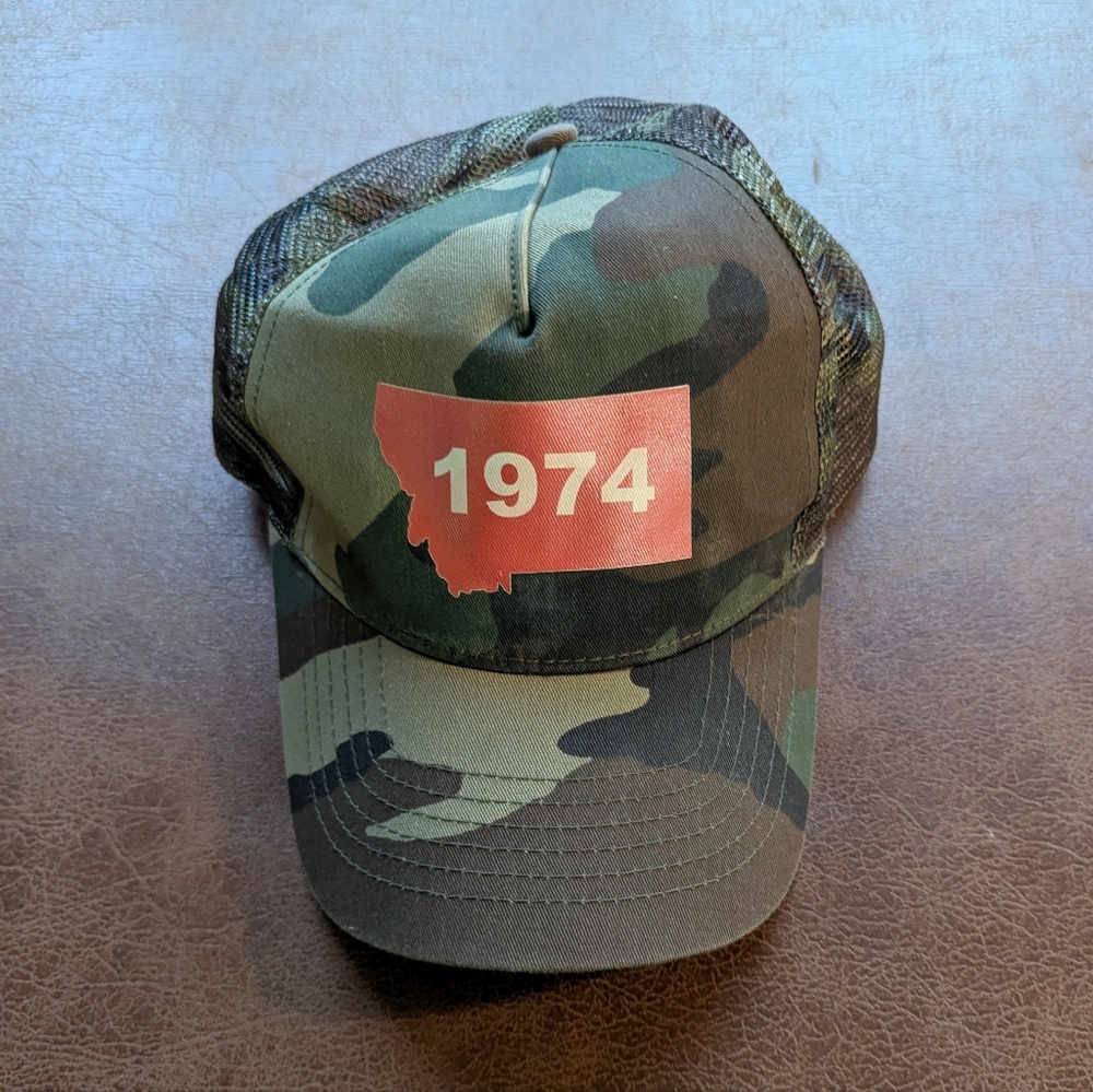 Montana Camouflage 1974 Hat.